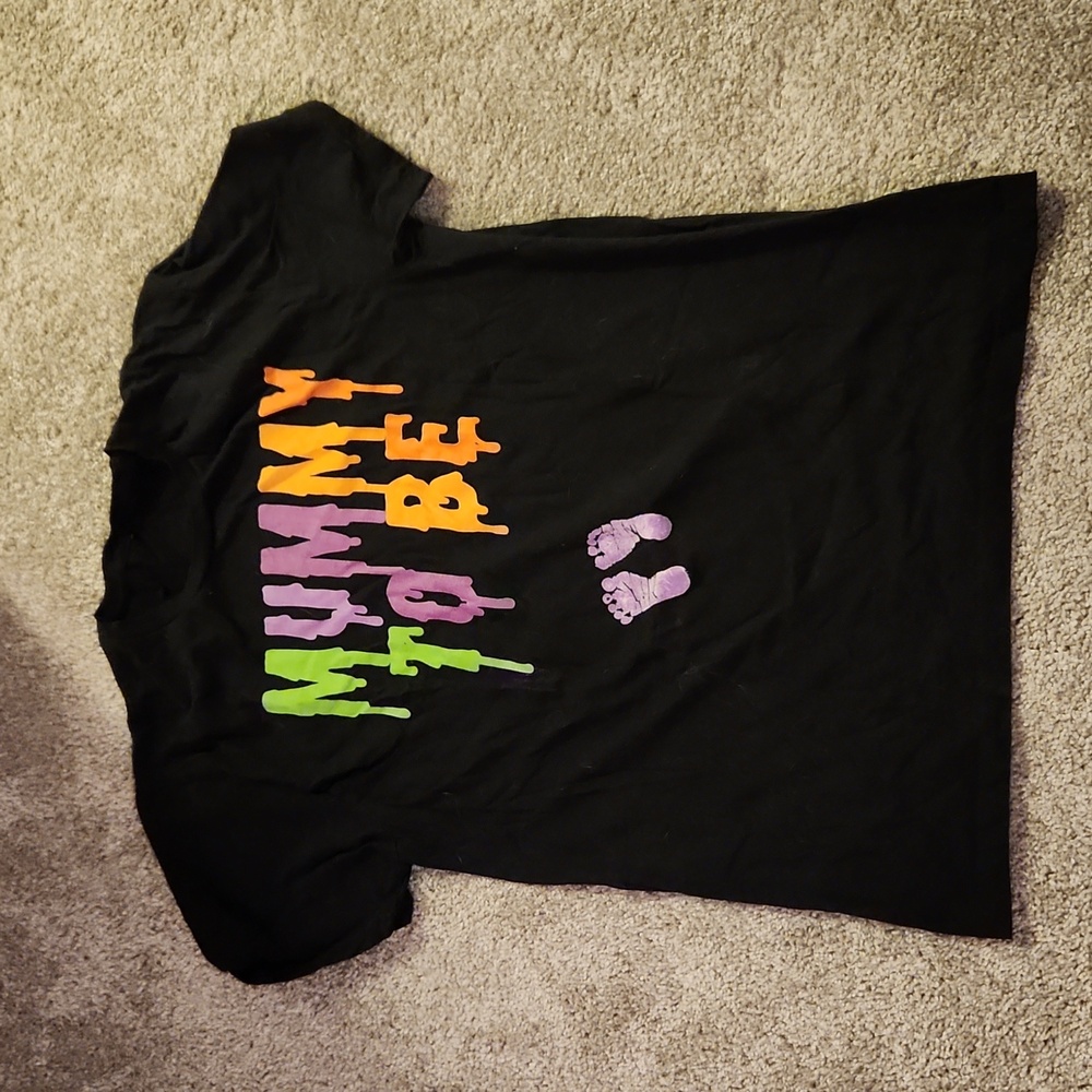 Mummy to Be maternity halloween shirt 👣